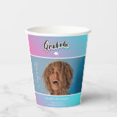 卒業発表 紙コップ (正面)