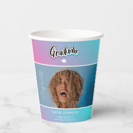 卒業発表 紙コップ