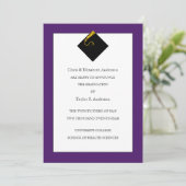 卒業発表(紫) 招待状 (スタンド正面)