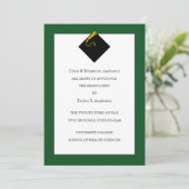 卒業発表（緑） 招待状 (スタンド正面)