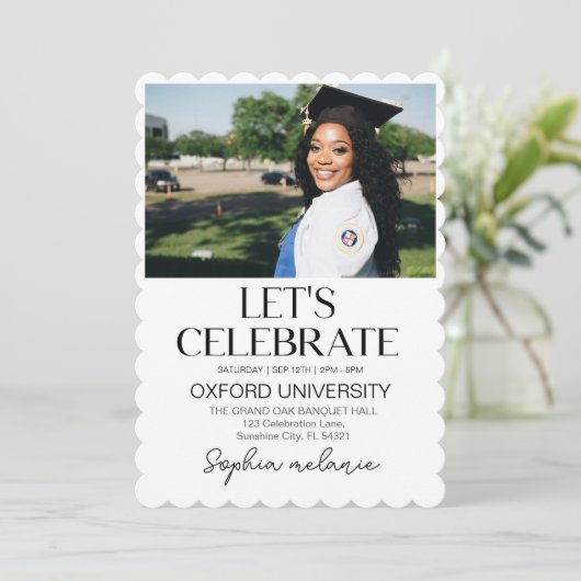 卒業発表、2025年卒業 招待状 (スタンド正面)