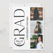 卒業発表、2025年卒業 招待状 (裏面)