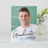 卒業発表Photo Male Grade 案内状 (スタンド正面)