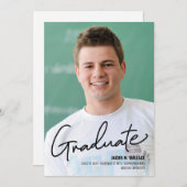 卒業発表Photo Male Grade 案内状 (正面/裏面)