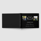 卒業白黒名スクリプトの写真 ゲストブック (全面)