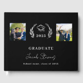 卒業白黒名スクリプトの写真 ゲストブック (正面)