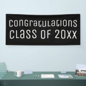 卒業白黒 横断幕 (トレードショー)