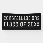 卒業白黒 横断幕 (横)
