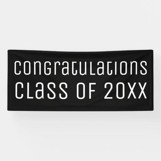 卒業白黒 横断幕 (横)