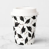 卒業白黒Capsパーティー供給 紙コップ (裏面)