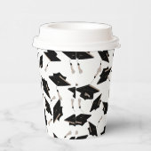 卒業白黒Capsパーティー供給 紙コップ (右)