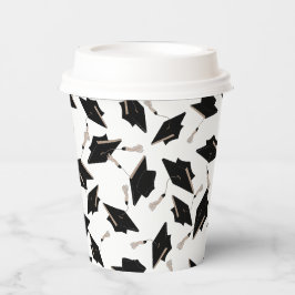 卒業白黒Capsパーティー供給 紙コップ