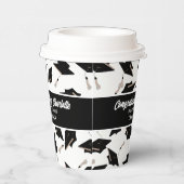 卒業白黒Capsパーティー供給 紙コップ (右)