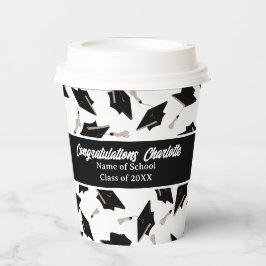 卒業白黒Capsパーティー供給 紙コップ