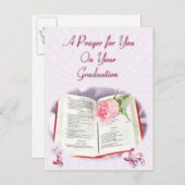 卒業祈りの言葉 案内ポストカード (正面/裏面)