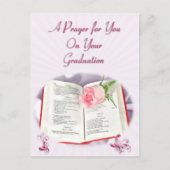 卒業祈りの言葉 案内ポストカード (正面)