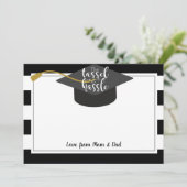 卒業祝いのお金 ギフトカードホルダー 親の贈り物 招待状 (スタンド正面)