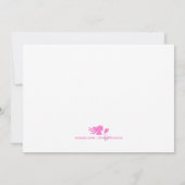 卒業祝いのアメリカ人黒人女子パーティー招待状 招待状 (裏面)