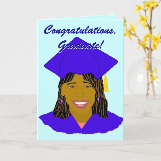 卒業祝いのカード カード (黄色い花)