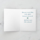 卒業祝いのキャップと卒業証書 カード (内部)