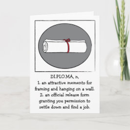 卒業祝いのグリーティングカード カード