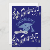 卒業祝いのグリーティングカード： シーズンカード (正面/裏面)