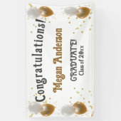 卒業祝いのバナー（名前あり） 横断幕 (縦)