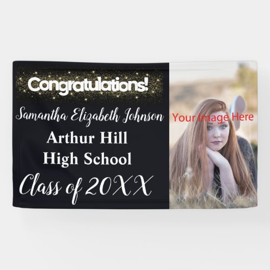 卒業祝いのパーティバナー 横断幕 (横)