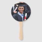 卒業祝いの写真 ハンドファン (裏面)