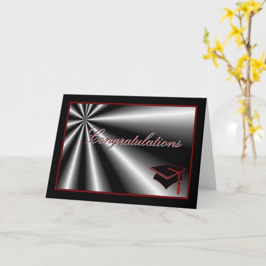 卒業祝いの卒業式の卒業式の卒業式の卒業式 カード (黄色い花)