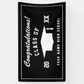 卒業祝いの旗 横断幕 (縦)