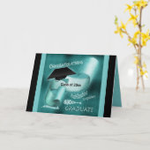 卒業祝いの贈り物男エレガント性 カード (黄色い花)