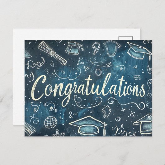 卒業祝いはがき シーズンポストカード (正面/裏面)