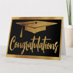 卒業祝いエレガントモダン カード