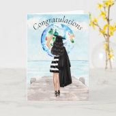 卒業祝いカード カード (黄色い花)