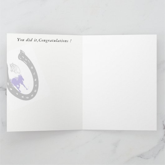 卒業祝いカード カード (内部)