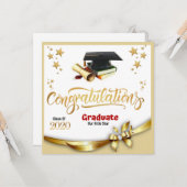 卒業祝いカード カード (正面/裏面インサイチュ)