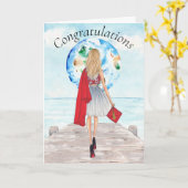 卒業祝いカード カード (黄色い花)