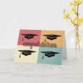 卒業祝いカー空白のド カード (黄色い花)