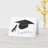 卒業祝いカー空白のド カード (黄色い花)