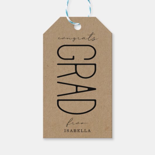 卒業祝いギフトタグ ギフトタグ (正面)