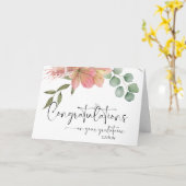 卒業祝いギフト大学卒業生 カード (黄色い花)