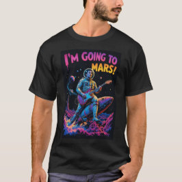 卒業祝いギフト グラフィックデザイン 火星に行く Tシャツ