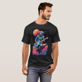 卒業祝いギフト グラフィックデザイン 火星に行く Tシャツ (正面フル)