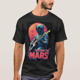 卒業祝いギフト グラフィックデザイン 火星に行く Tシャツ