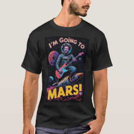 卒業祝いギフト グラフィックデザイン 火星に行く Tシャツ