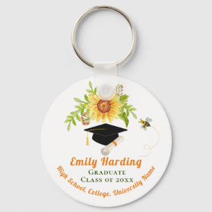 卒業祝いクラスフローラ花 キーホルダー
