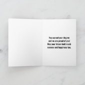 卒業祝いグリーティングカード カード (内部)