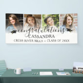 卒業祝いスクリプト4枚の写真 横断幕 (トレードショー)