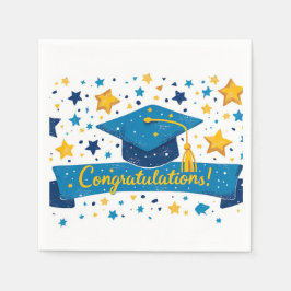 卒業祝いナプキンス スタンダードカクテルナプキン